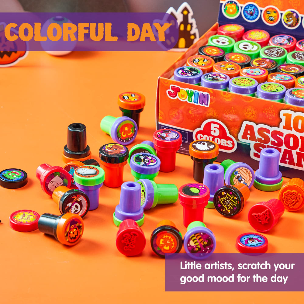 JOYIN stampers ideal for classroom gifts during Halloween activities.