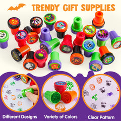 JOYIN stampers colorful mix in orange, black, purple, green, and red.