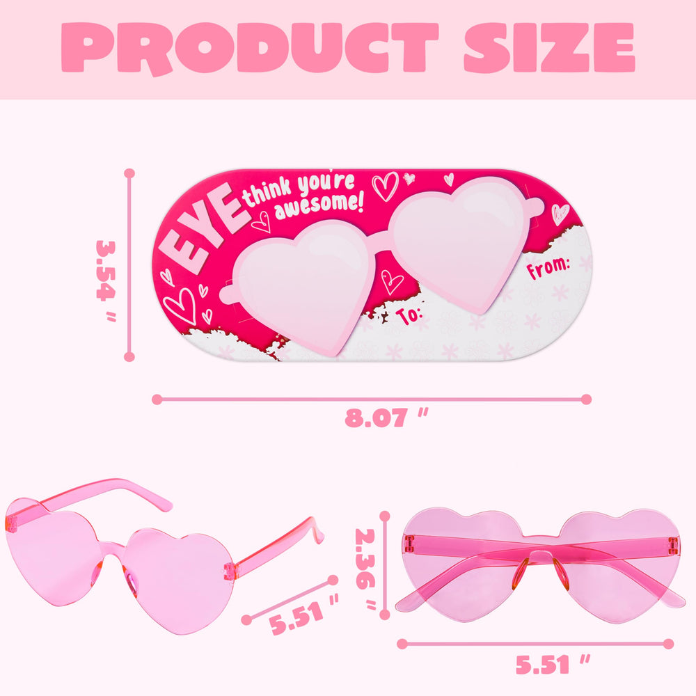 JOYIN heart sunglasses used as photo props for Valentine shoots