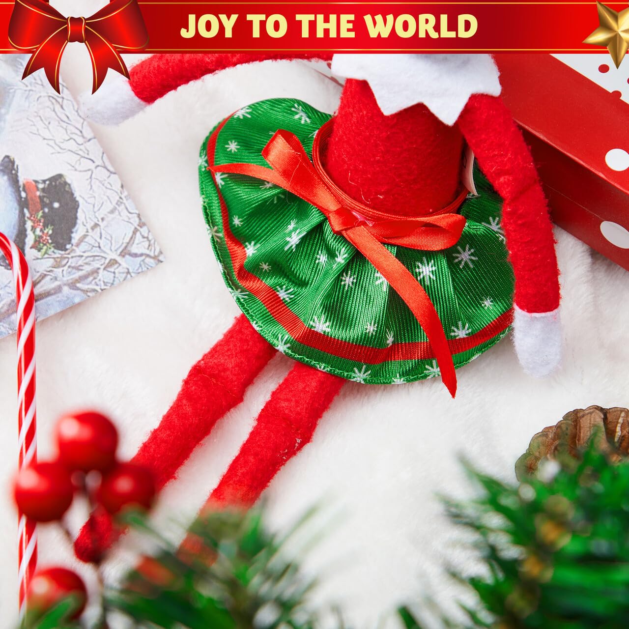 JOYIN holiday doll display enhances Christmas room decor