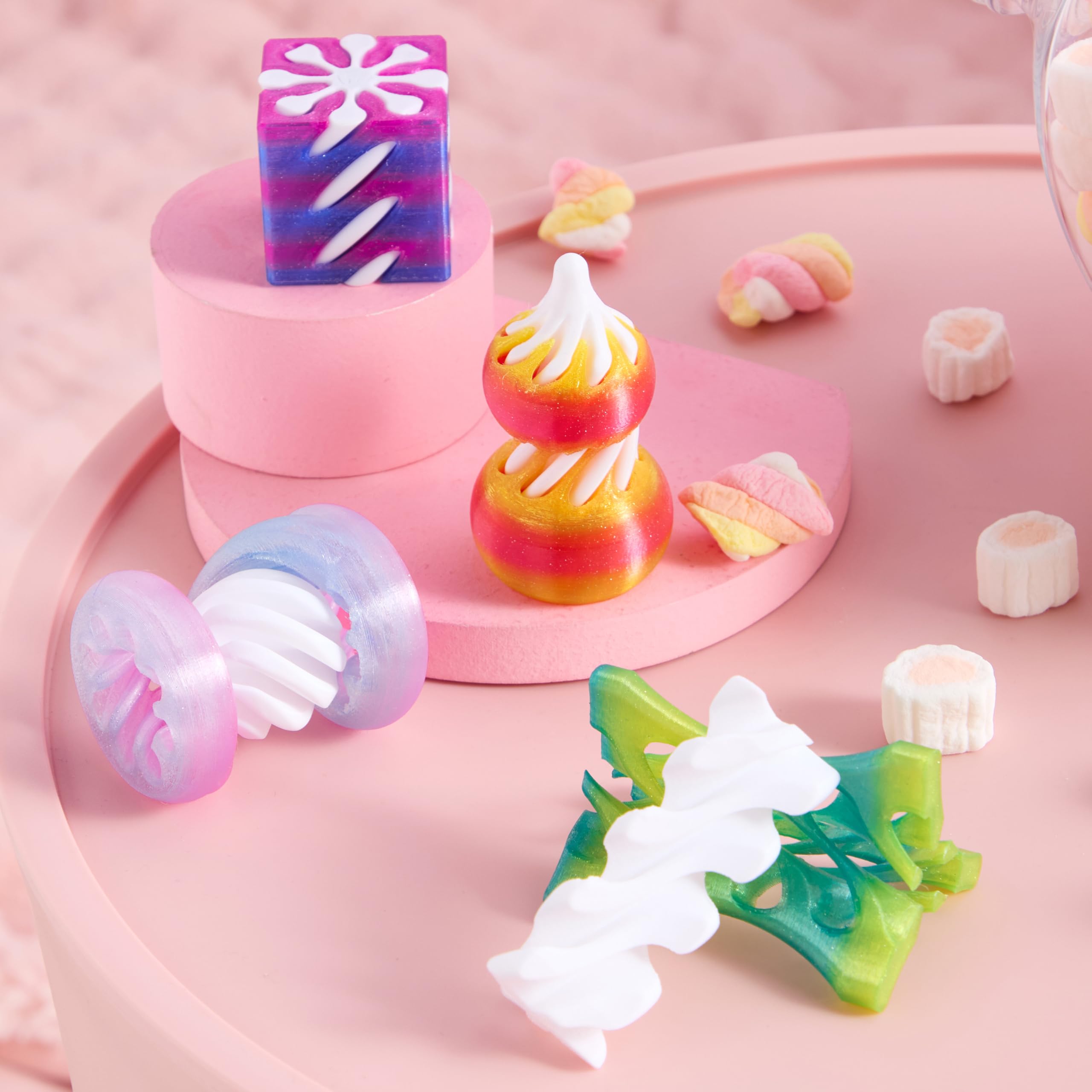 JOYIN impossible cone pastel cream: compact travel toy for on-the-go focus