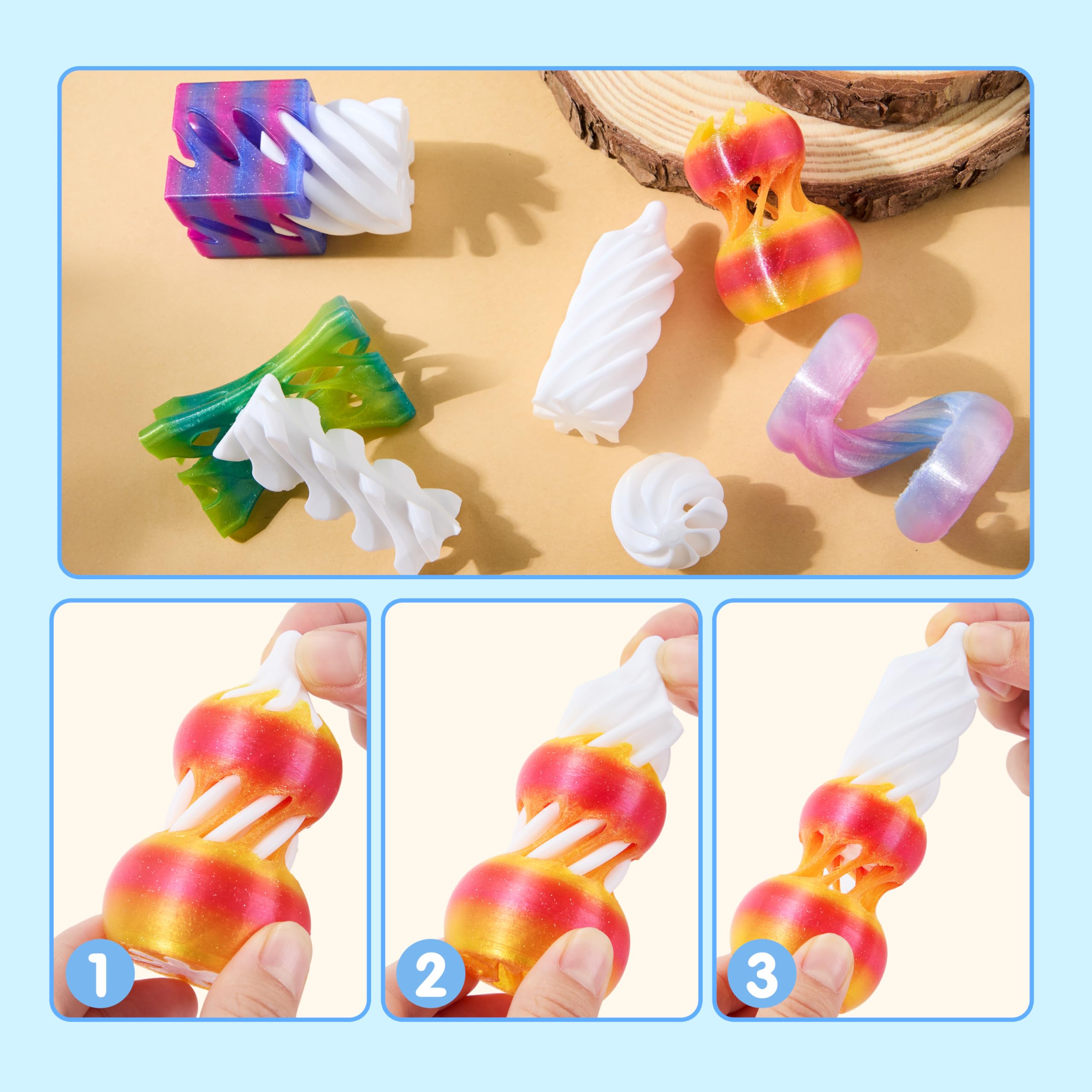 JOYIN impossible cone pastel mint: portable desktop decor for calm moments