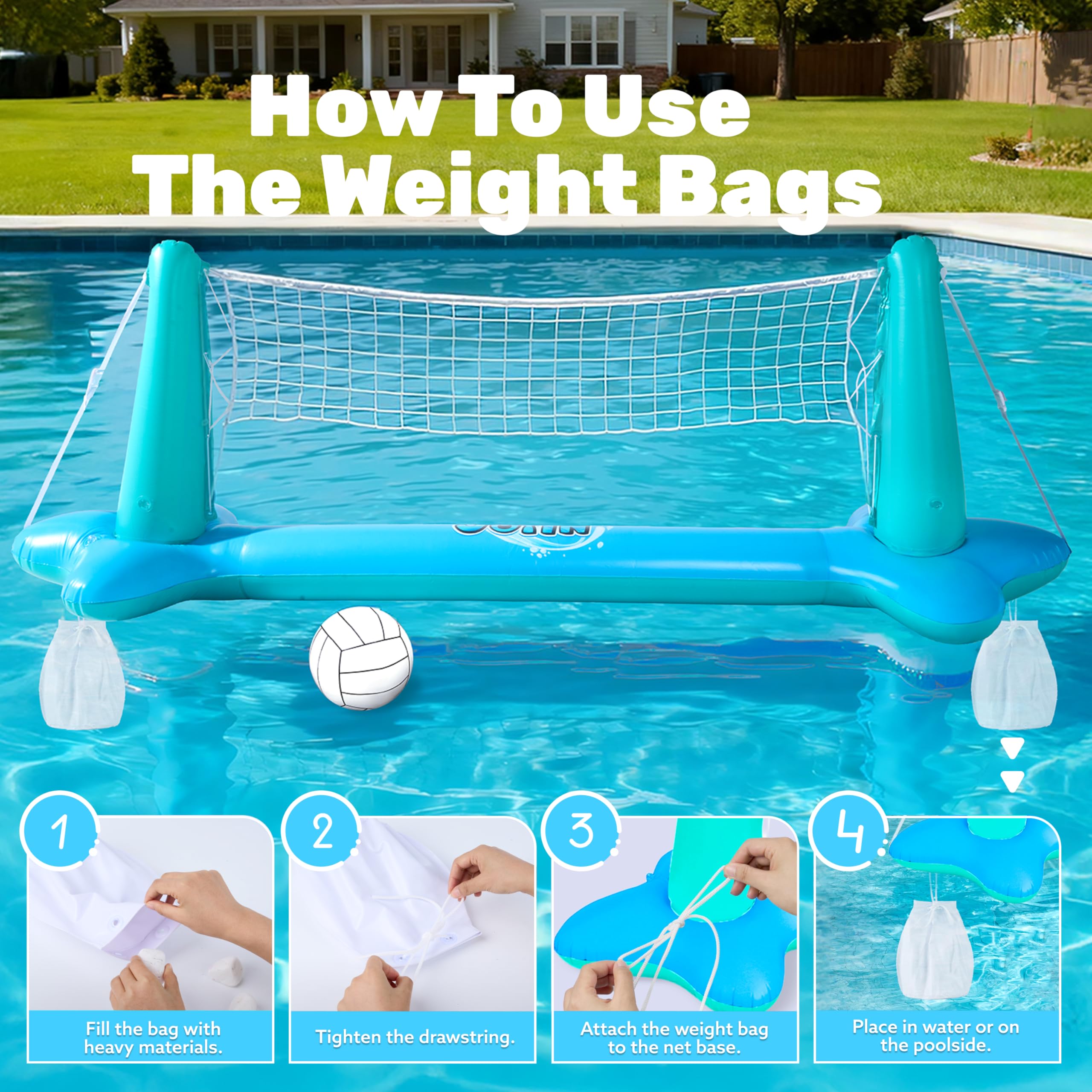 JOYIN inflatable basketball toy ready for pool challenges