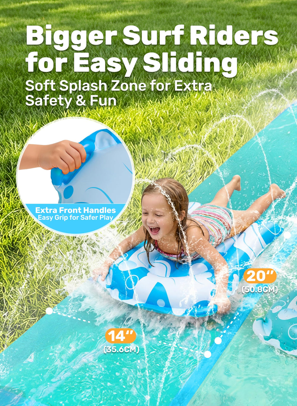 JOYIN inflatable boards provide stable rides during water play