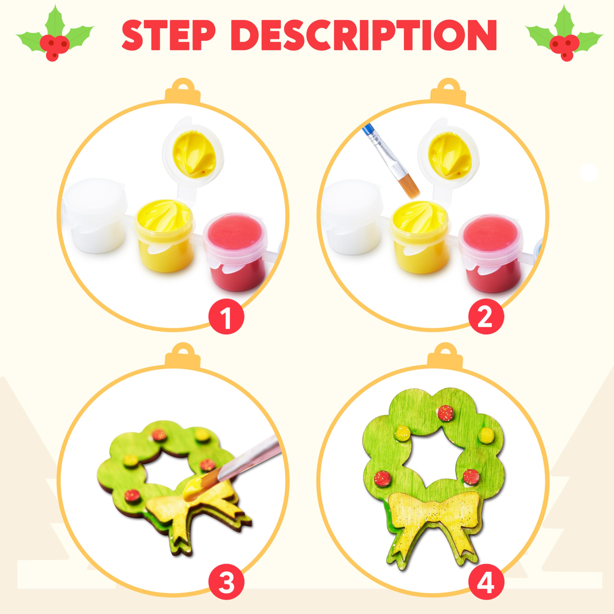 JOYIN instruction sheet included helps kids follow simple steps.