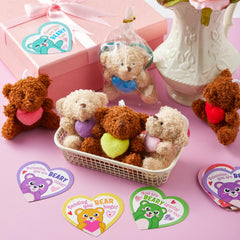 JOYIN kid-friendly valentine bears ideal for cards and exchanges