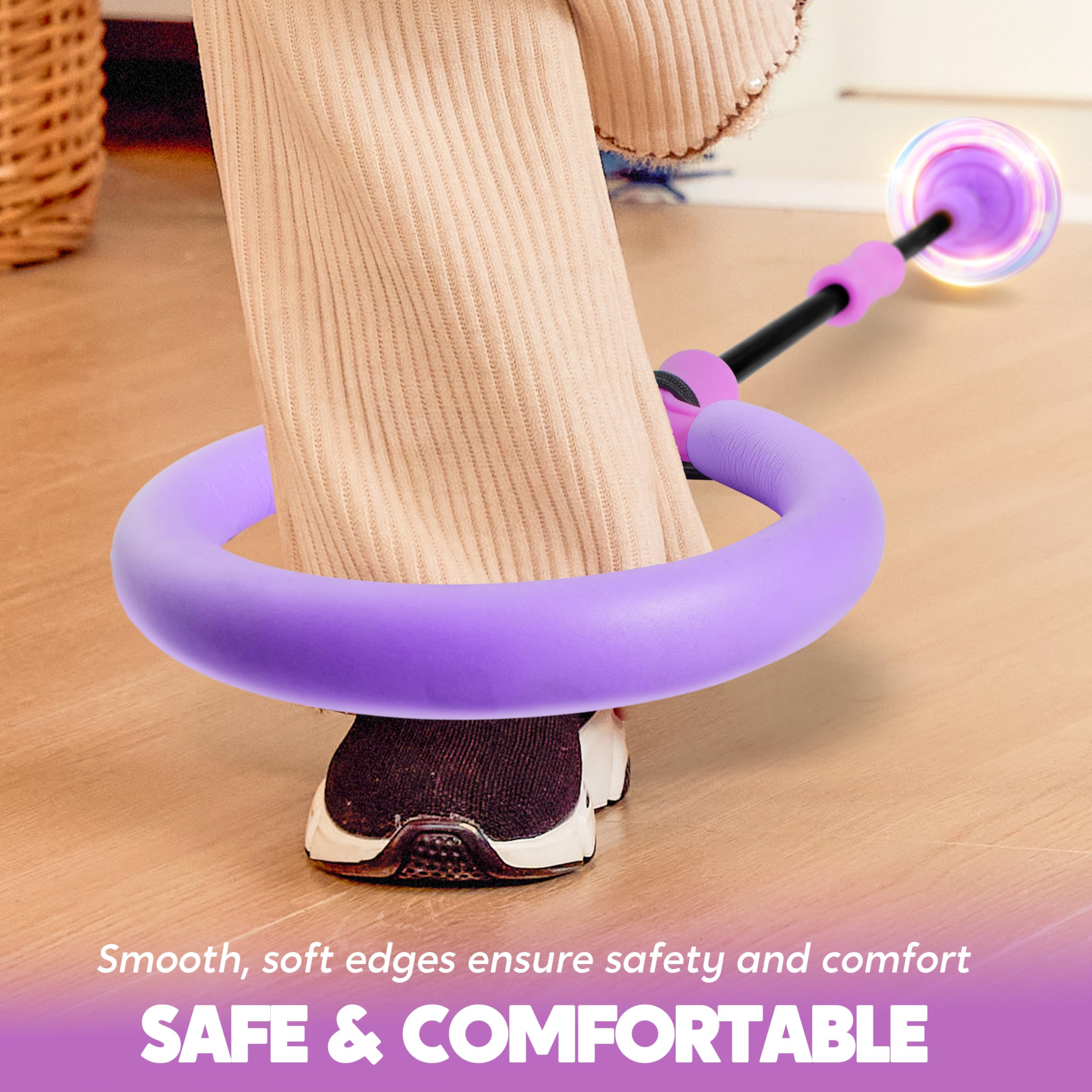 JOYIN Kids playing indoors and outdoors with this portable toy.