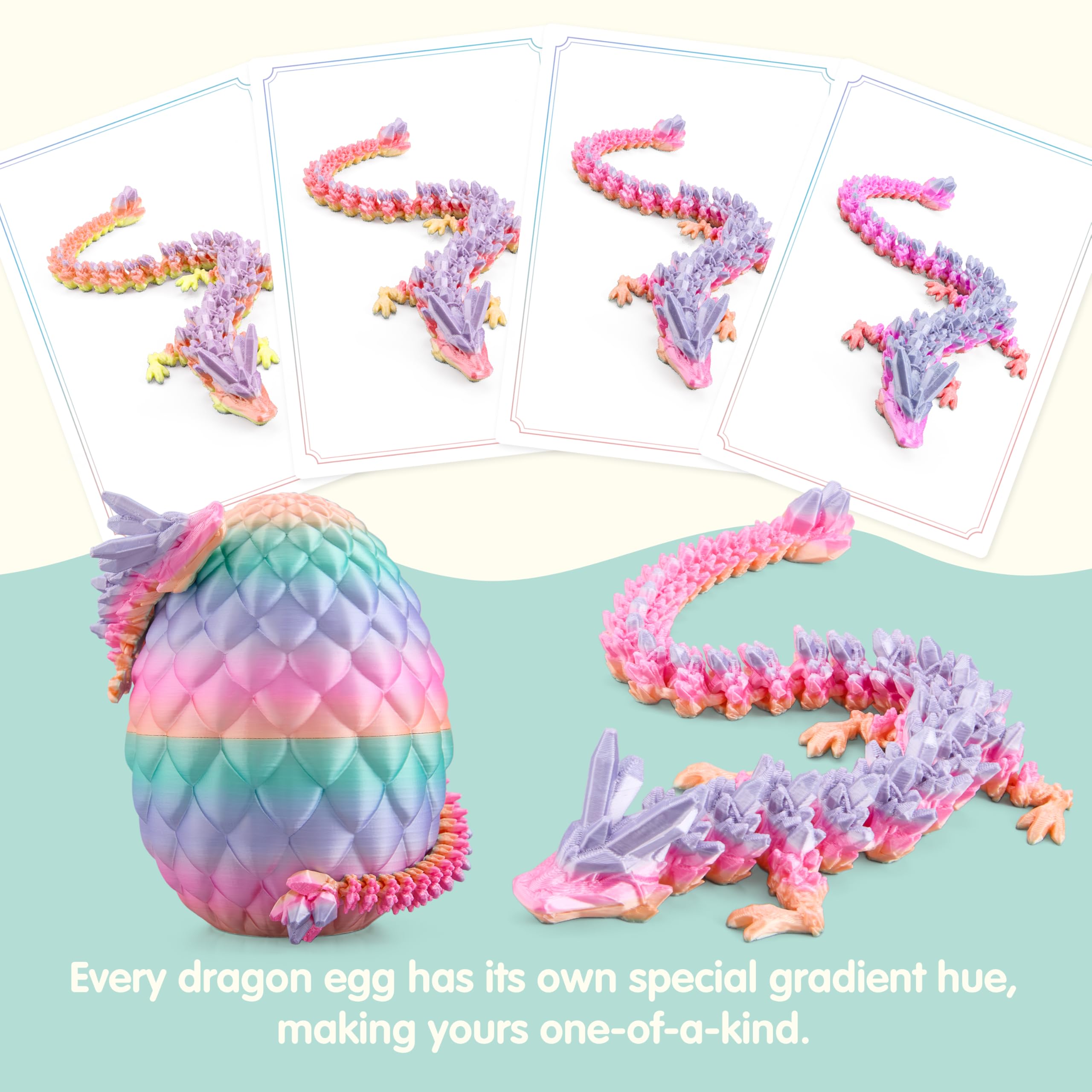 JOYIN laser rainbow dragon adds vibrant color for shelf display and storytelling.
