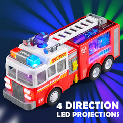 JOYIN Fire Truck bump and go mode encourages active hands-on exploration.