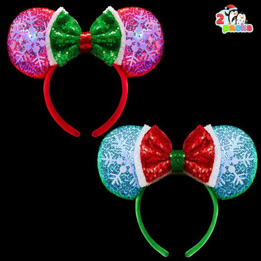 JOYIN LED headbands feature an on/off switch for easy, controllable sparkle at celebrations.