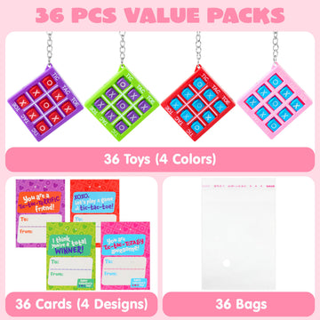 JOYIN light-color valentines cards for playful surprises among classmates