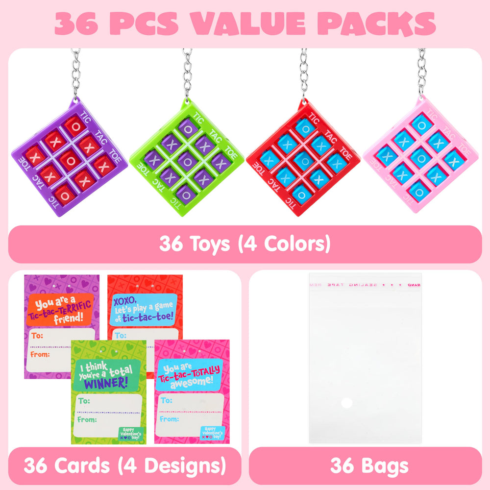 JOYIN light-color valentines cards for playful surprises among classmates