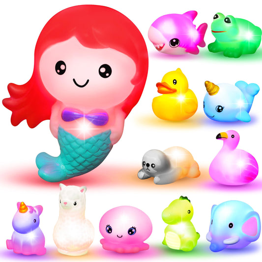 JOYIN light-up mermaid bath toys collection for engaging bath time fun