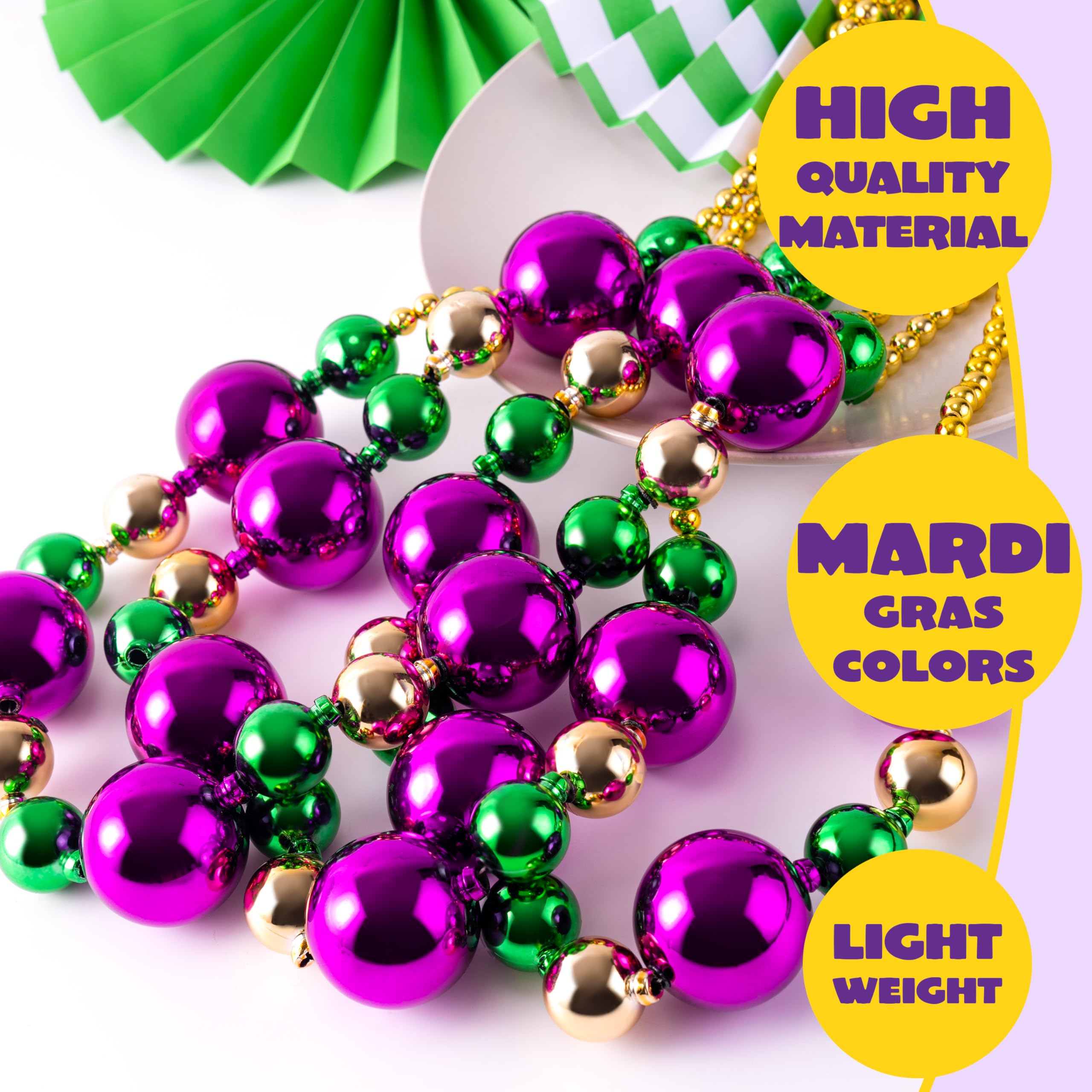 JOYIN lightweight plastic beads for comfortable all-day wear.
