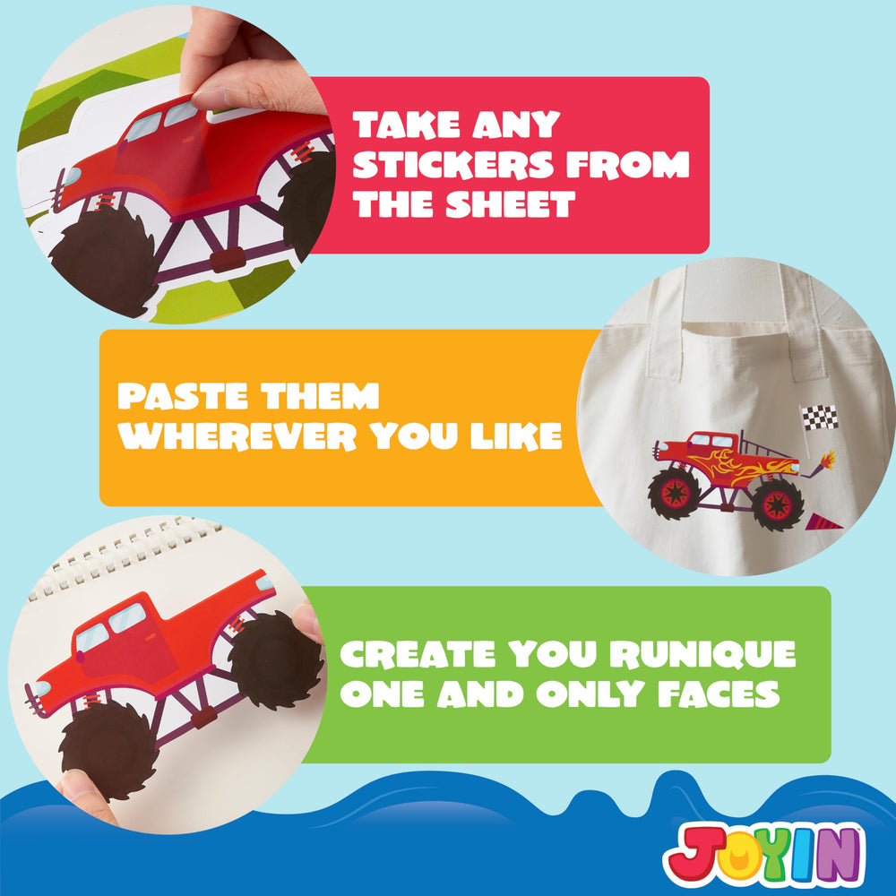 JOYIN Make-a-Face Eyebrows designs add character for classroom activities.