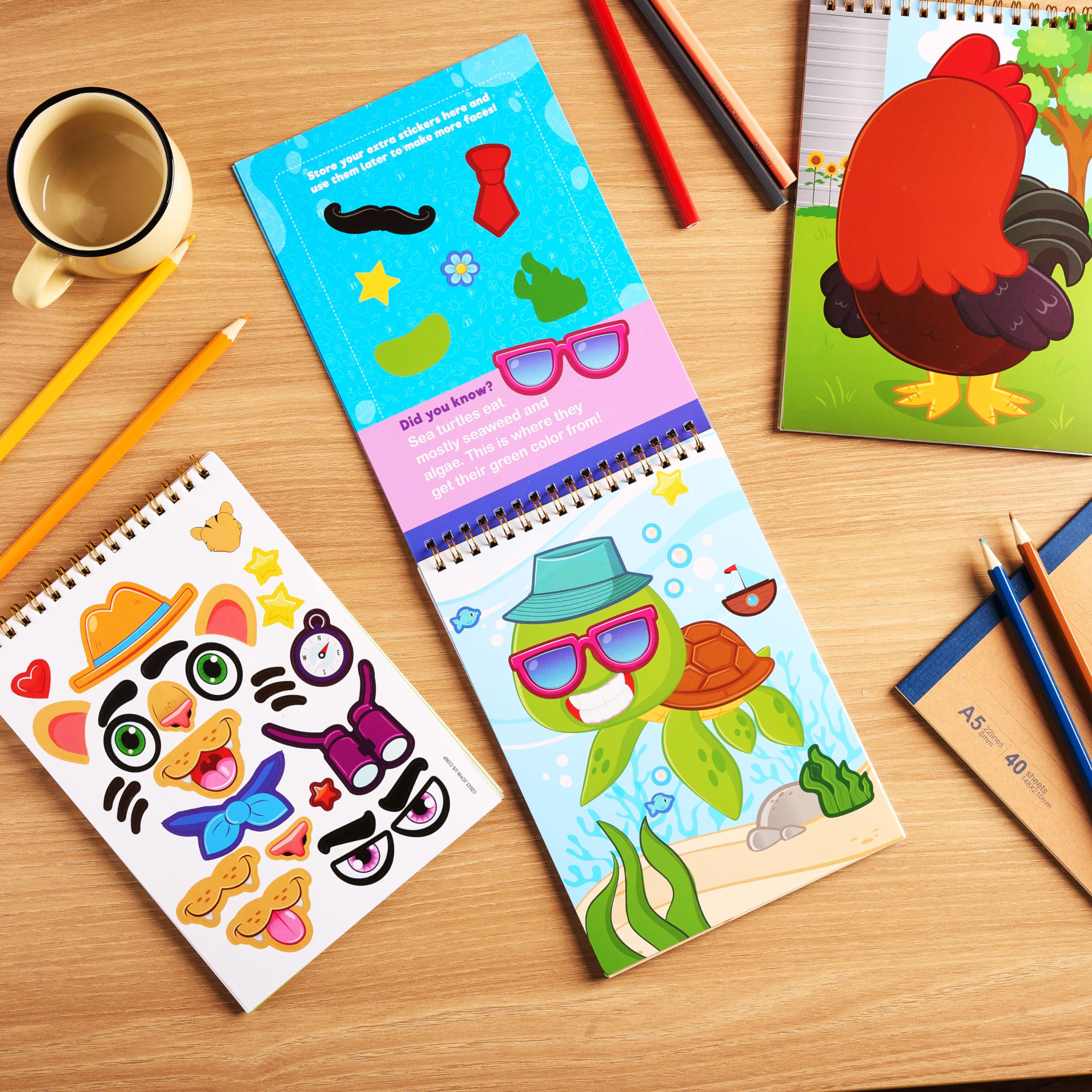 JOYIN Make-a-Face travel set for on-the-go learning
