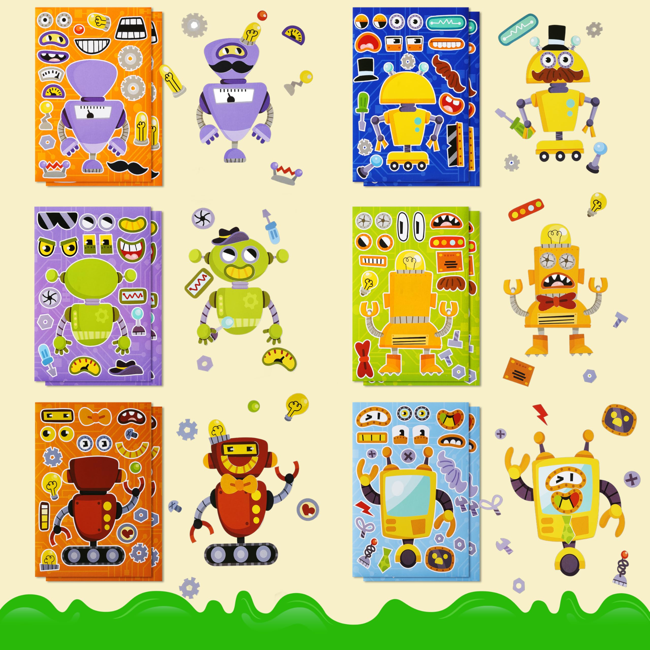 JOYIN Make-a-Face stickers eyebrows enable expressive faces during classroom activities