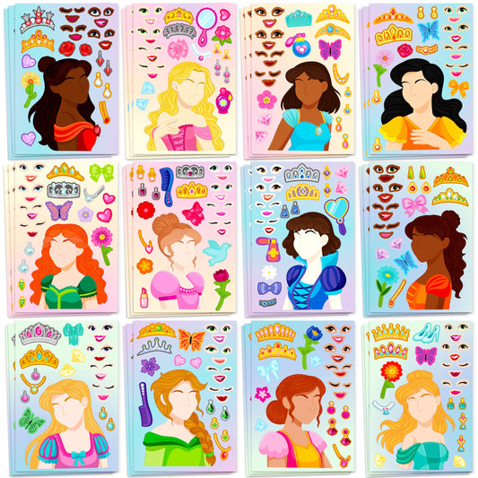 JOYIN Make-a-Face stickers eyes designs for imaginative play and party decoration.