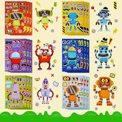 JOYIN Make-a-Face Stickers mouths-collection sparks silly expressions during crafts
