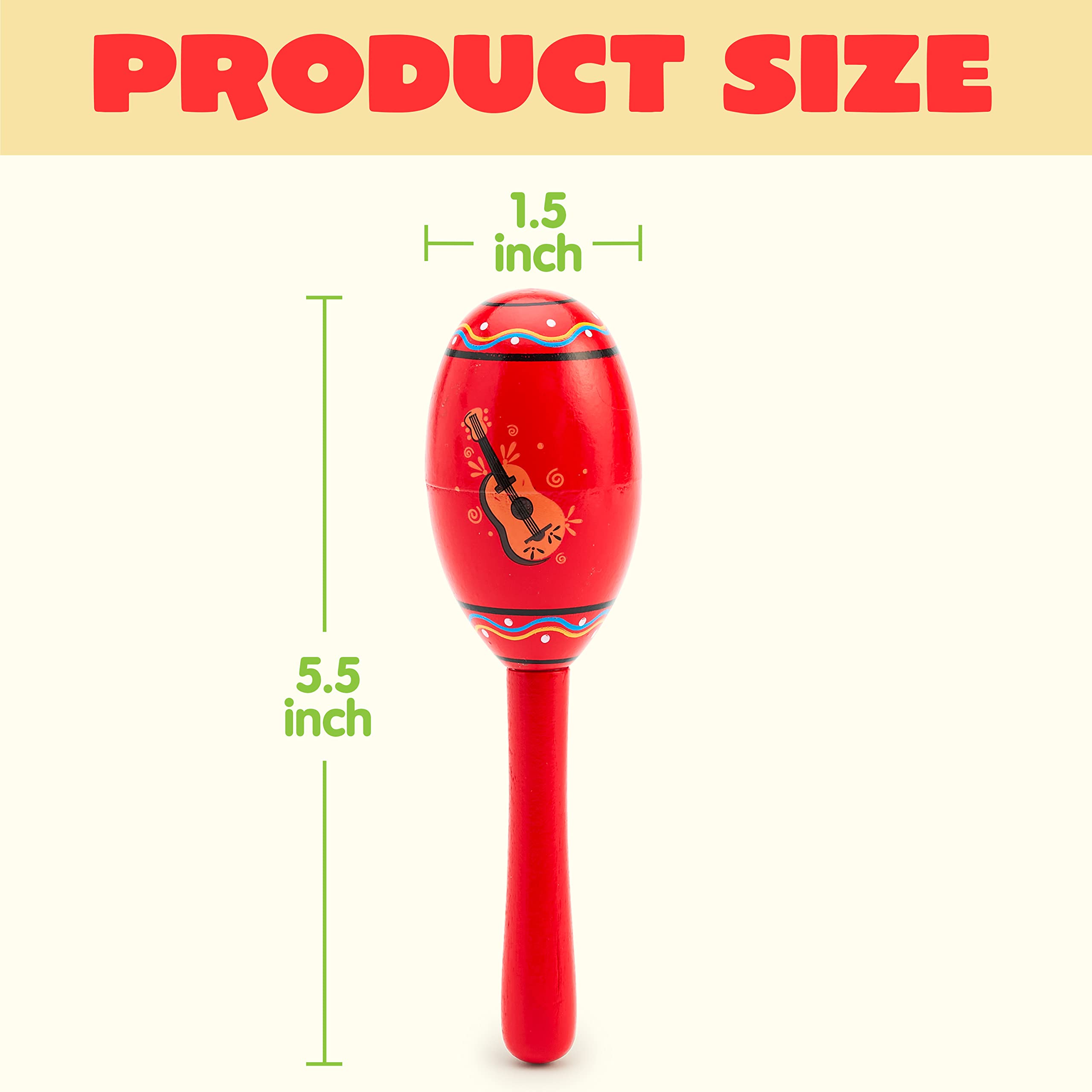 JOYIN maracas ideal for luau-themed events and festive decor.