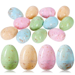 JOYIN marble-printed Easter egg beige pack ideal for egg hunts and decorations.