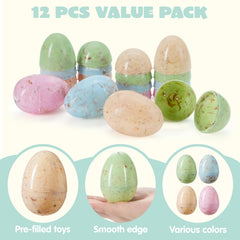 JOYIN marble-printed Easter egg green pack ideal for colorful prize displays.