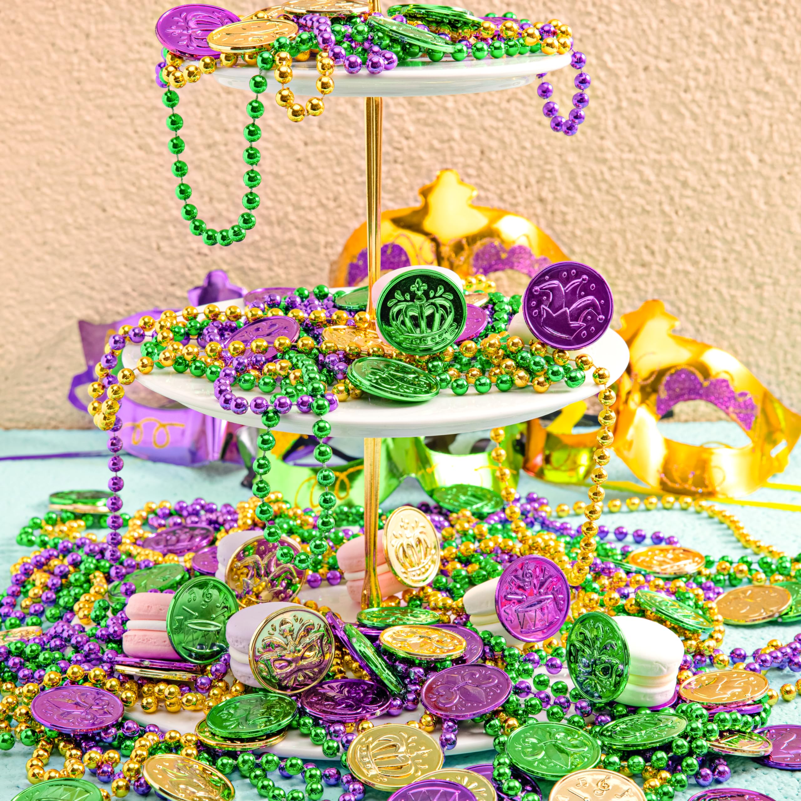 JOYIN Mardi Gras coins ideal party favors guests will enjoy.