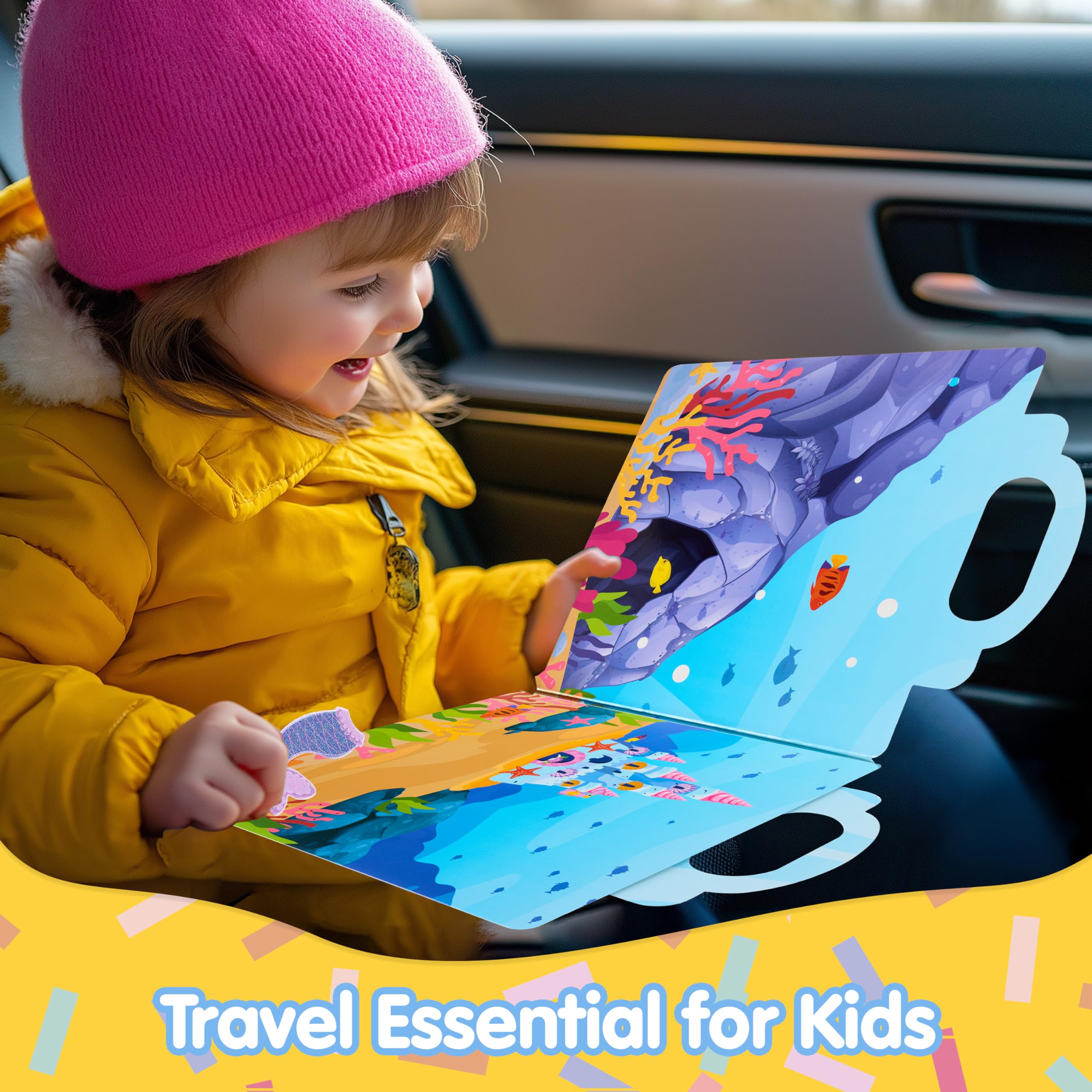 JOYIN 3D textured stickers closeup emphasizes fine motor practice and storytelling