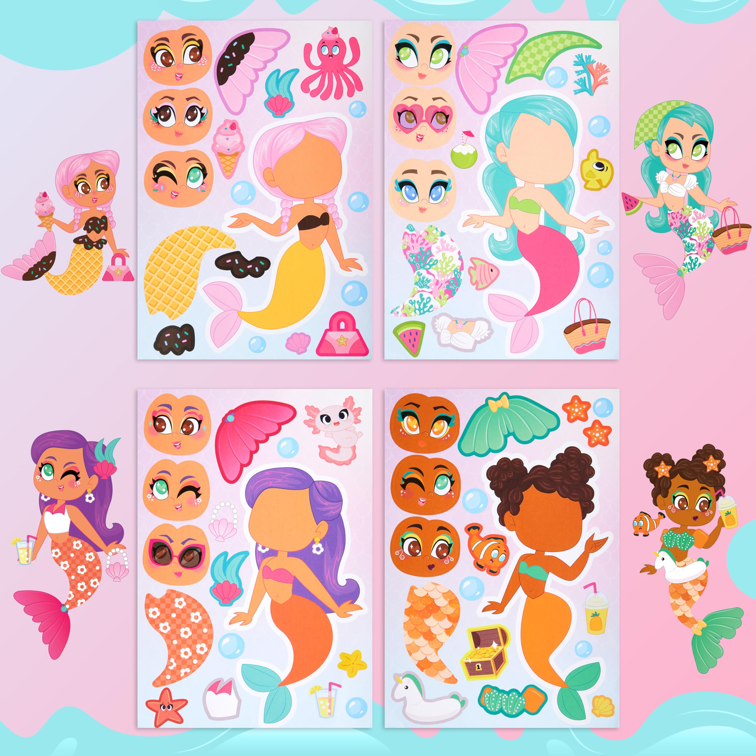 joyin mermaid party favors for classroom rewards and celebrations.