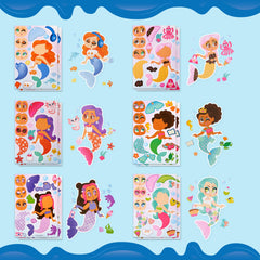 JOYIN Mermaid party stickers bring bright decorations to bags and classrooms
