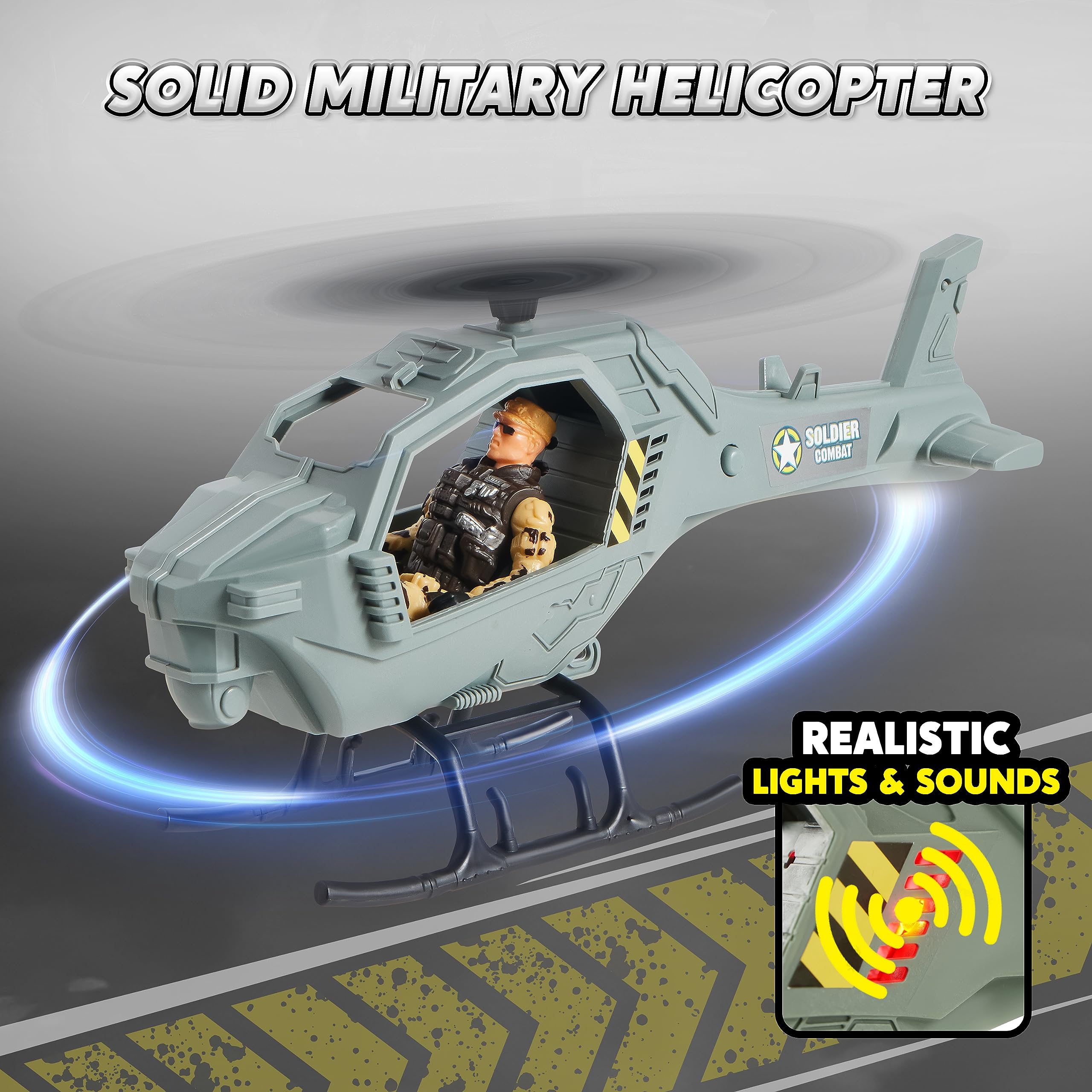JOYIN military base combat truck supports dynamic vehicle action