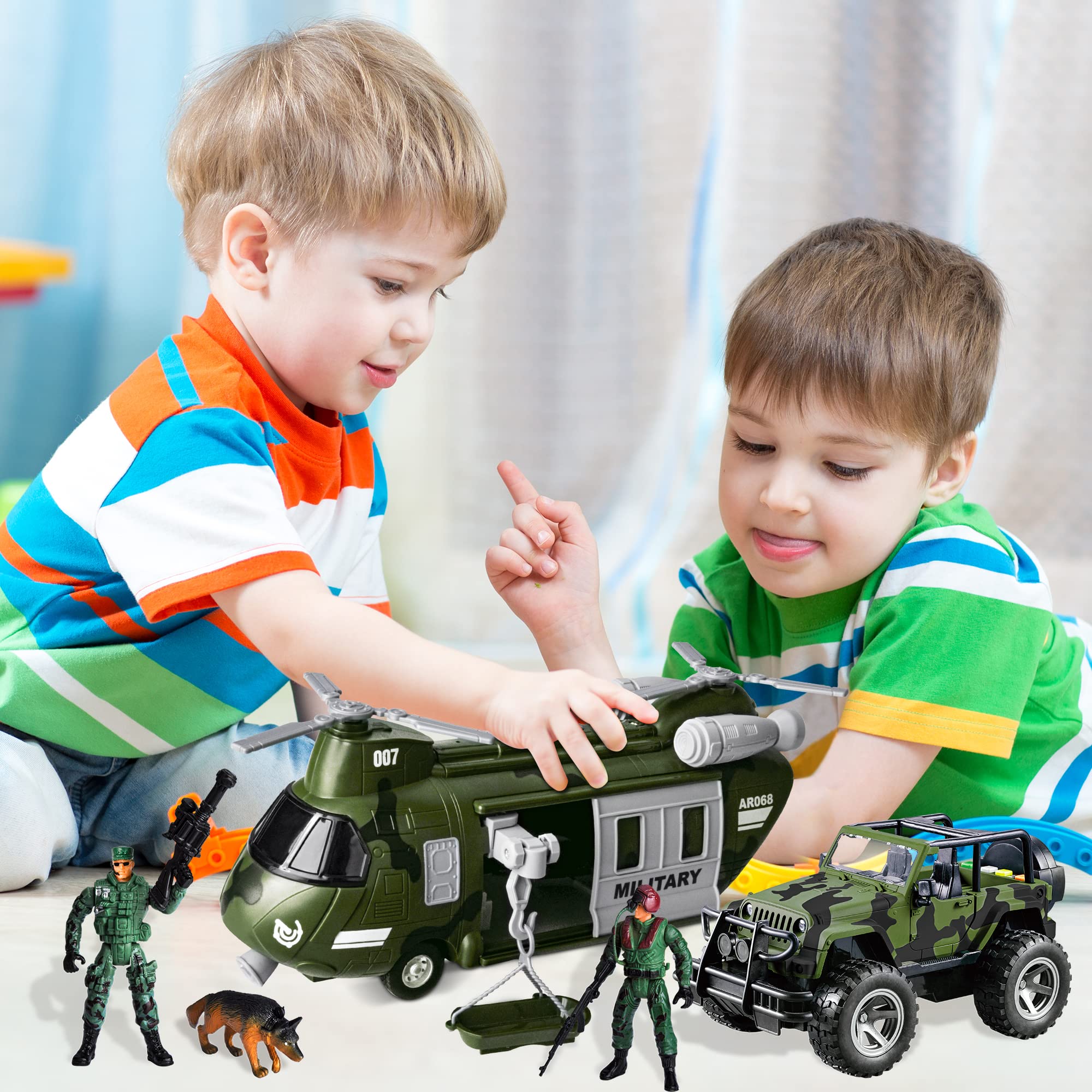 JOYIN dog figure joins base scenes and teamwork play