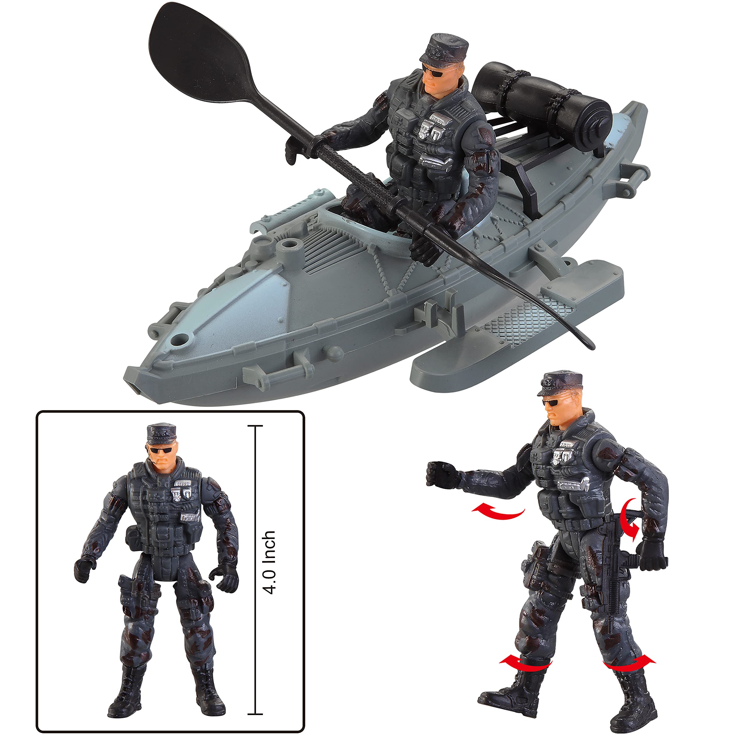 JOYIN snowmobile with movable handle for dynamic play