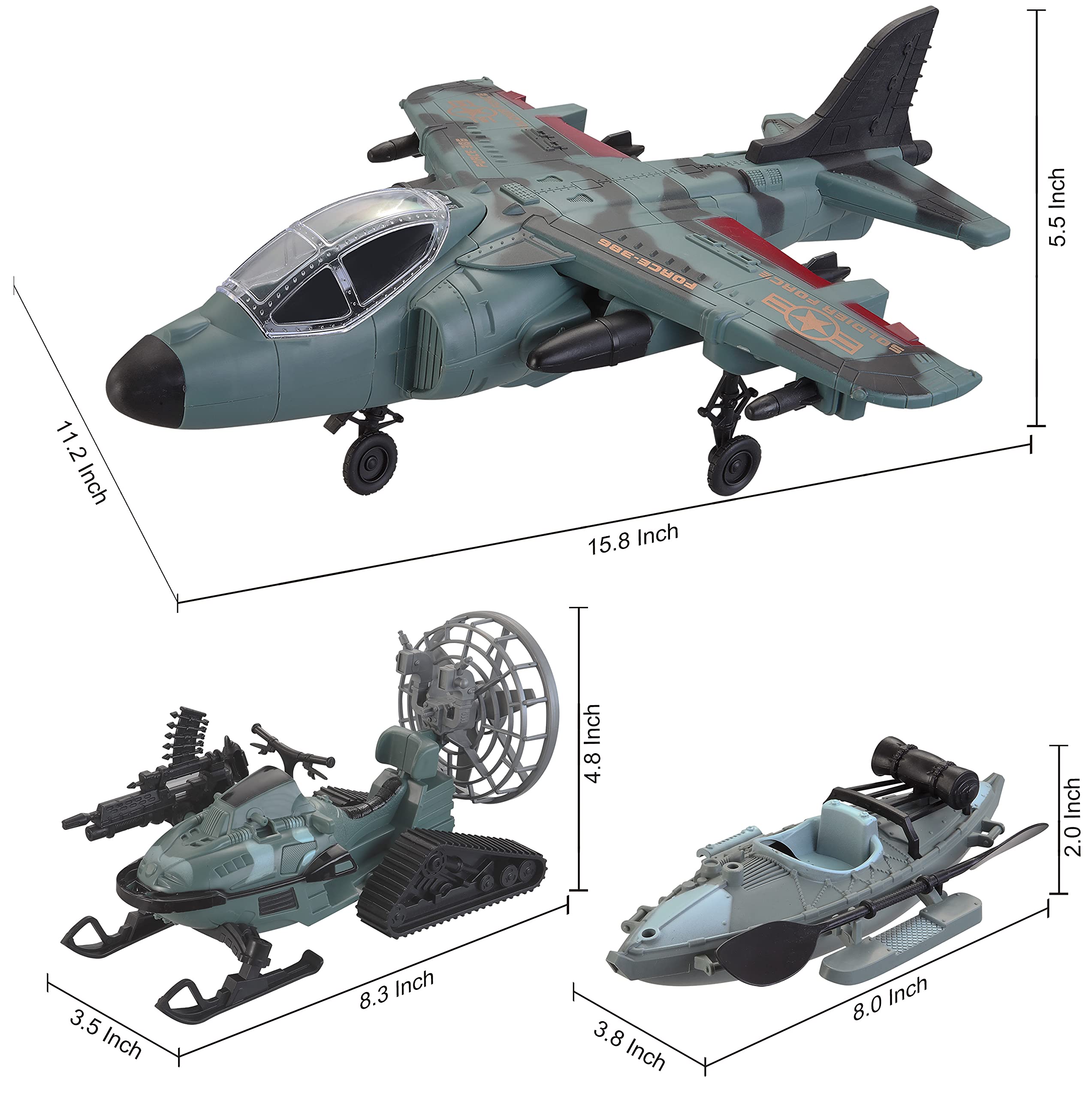 JOYIN detachable missiles and weapon box for interactive battles
