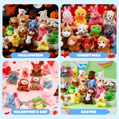 JOYIN assorted plush critters perfect for gift bags and birthday celebrations.