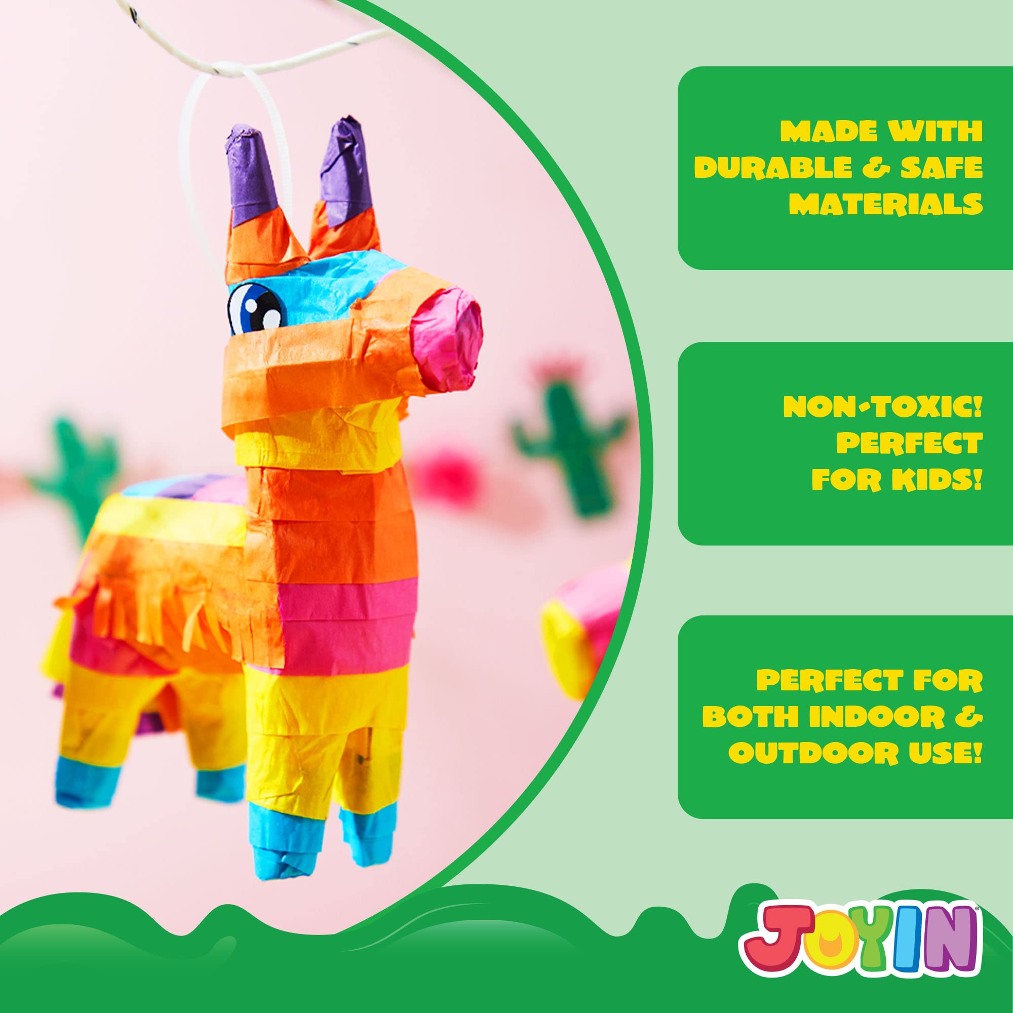JOYIN mini donkey pinata cardboard tissue construction for decor
