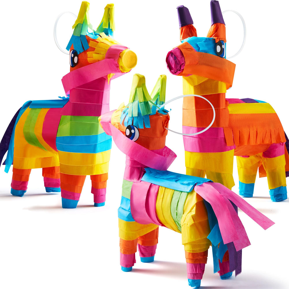 JOYIN mini donkey pinata Cinco de Mayo colorful display for party decor