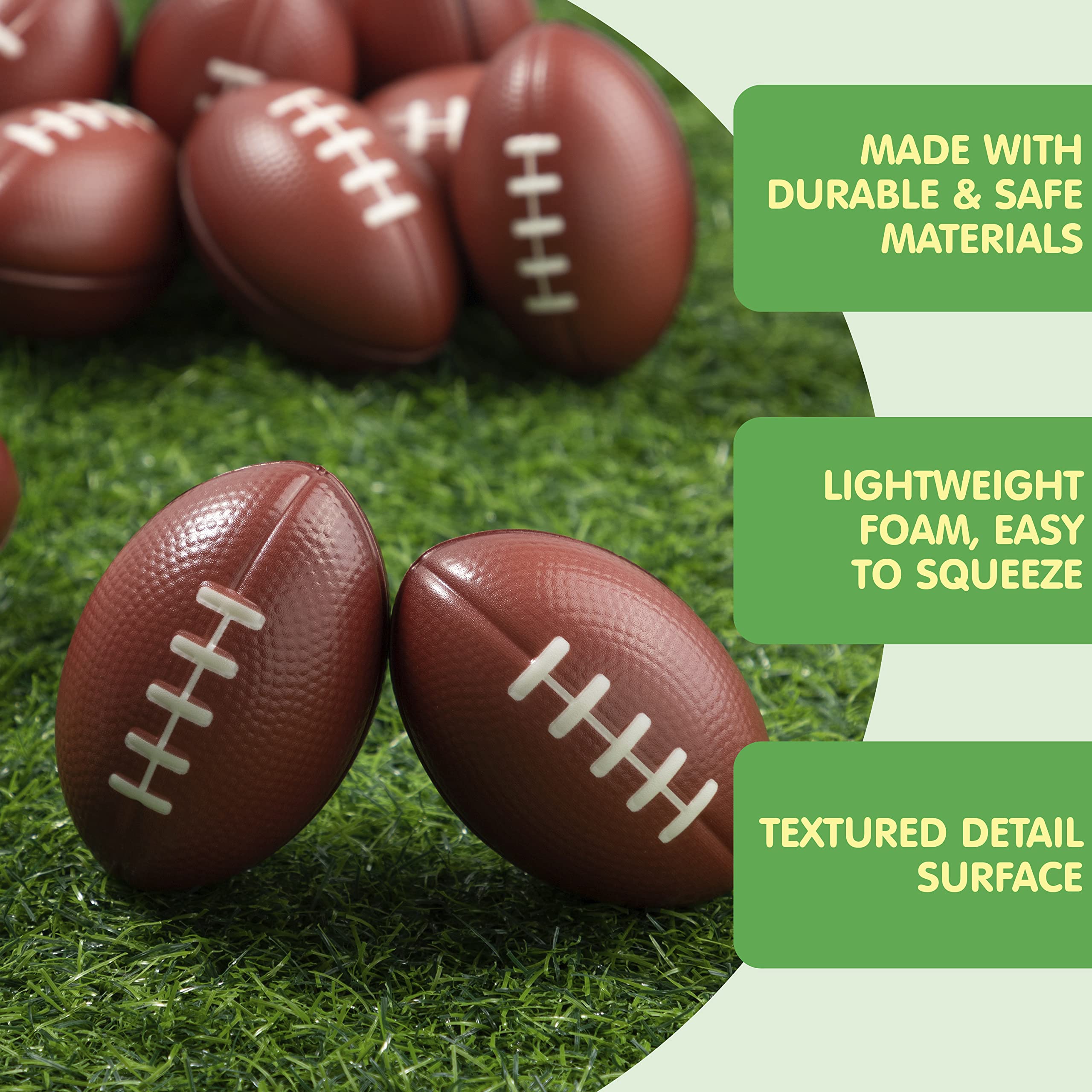 JOYIN mini football squishies offer tactile fun and relaxation during breaks.