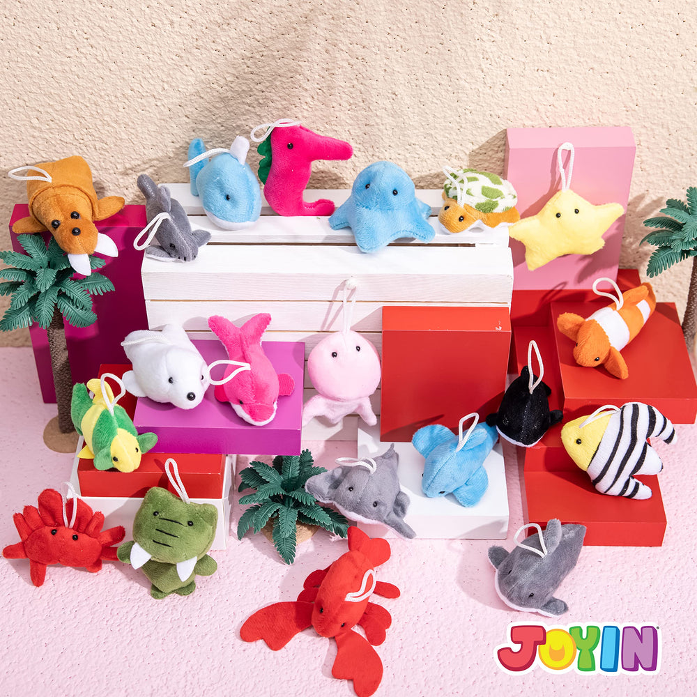 JOYIN mini sea octopus plush, soft fabric invites cuddles and play.