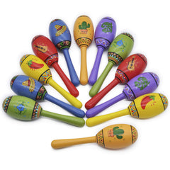JOYIN mini wooden maracas purple for kids party rhythm and fun