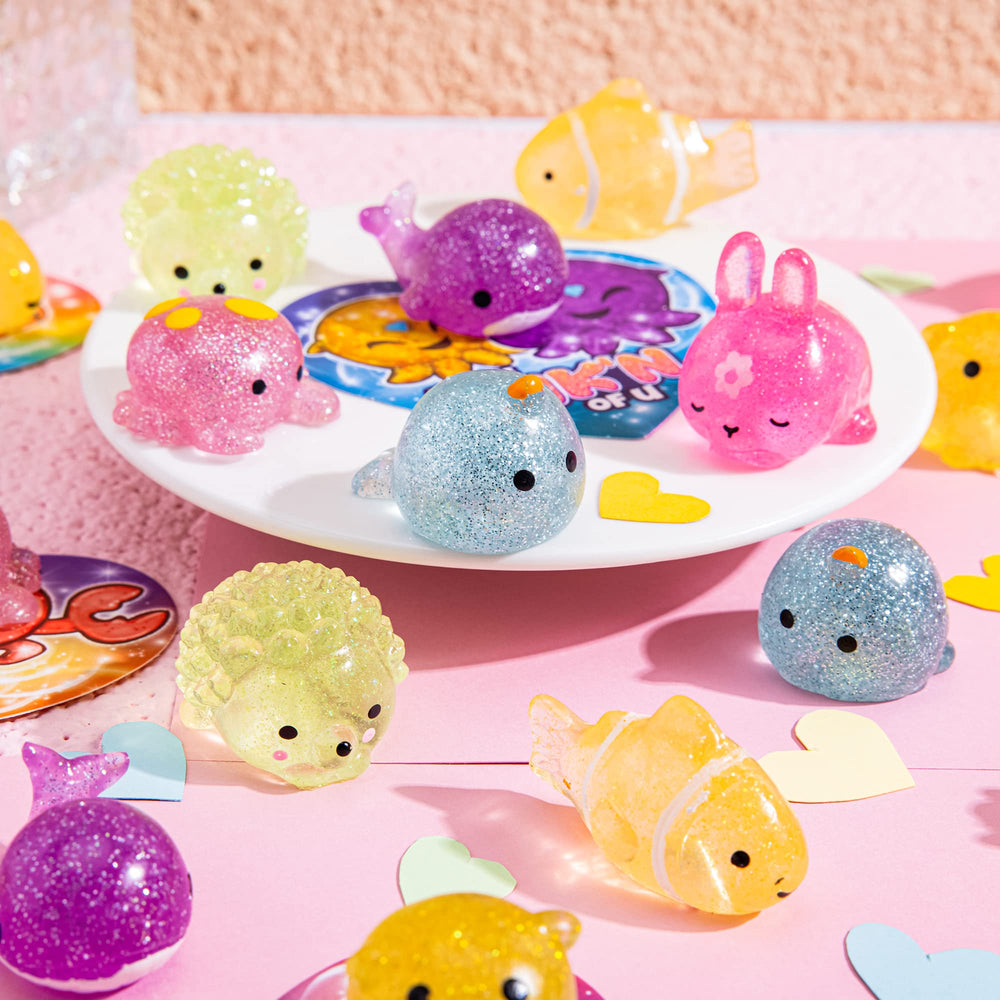 JOYIN mochi closeup squishy texture highlighting tactile sensory play.