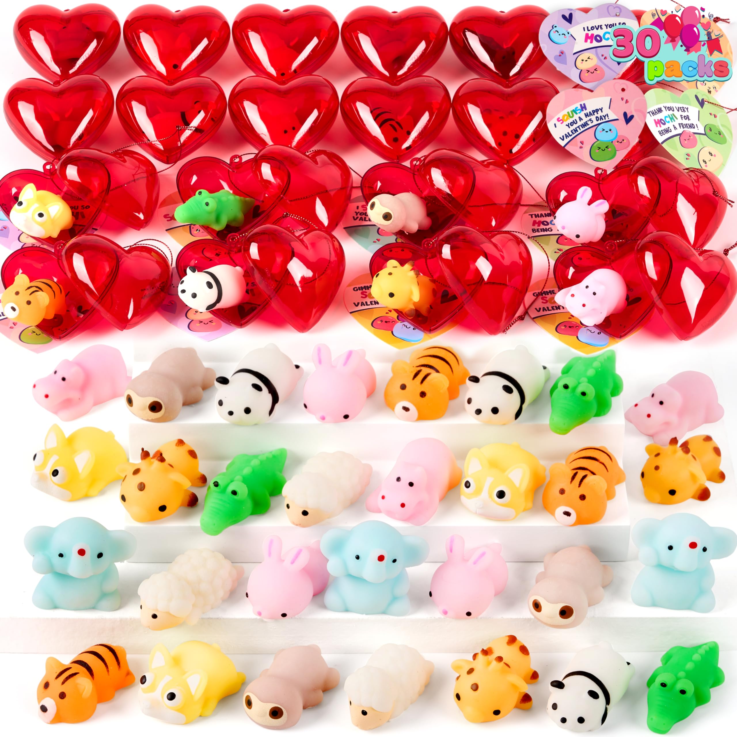 JOYIN mochi squishy elephant with heart shell, ideal for classroom gifting and stress relief