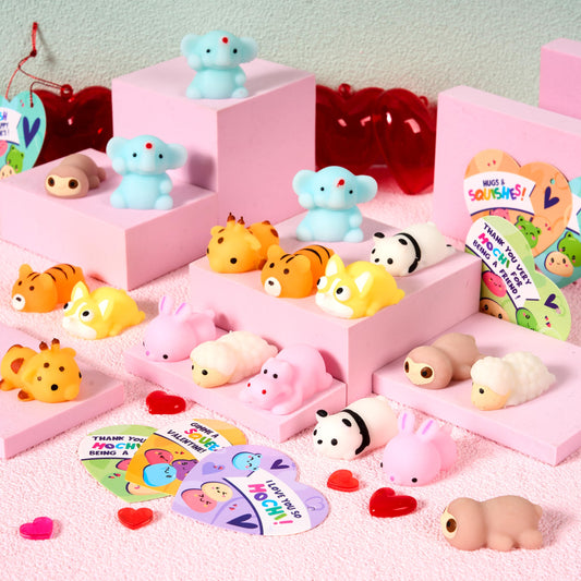 JOYIN mochi squishy panda with heart shell for party favors and tactile fun