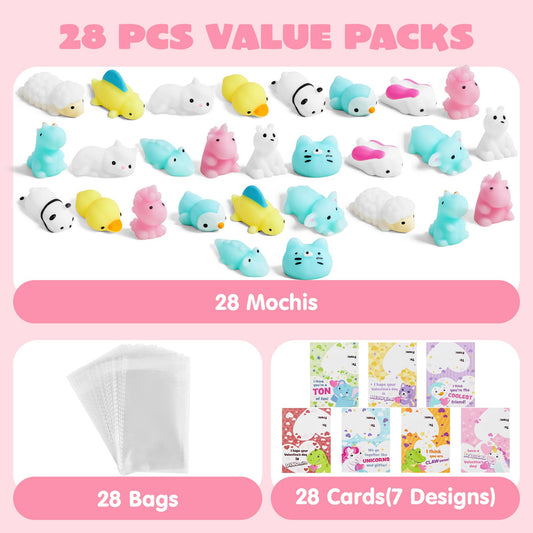 JOYIN mochi squishy toys in 14 designs for tactile play and gifts