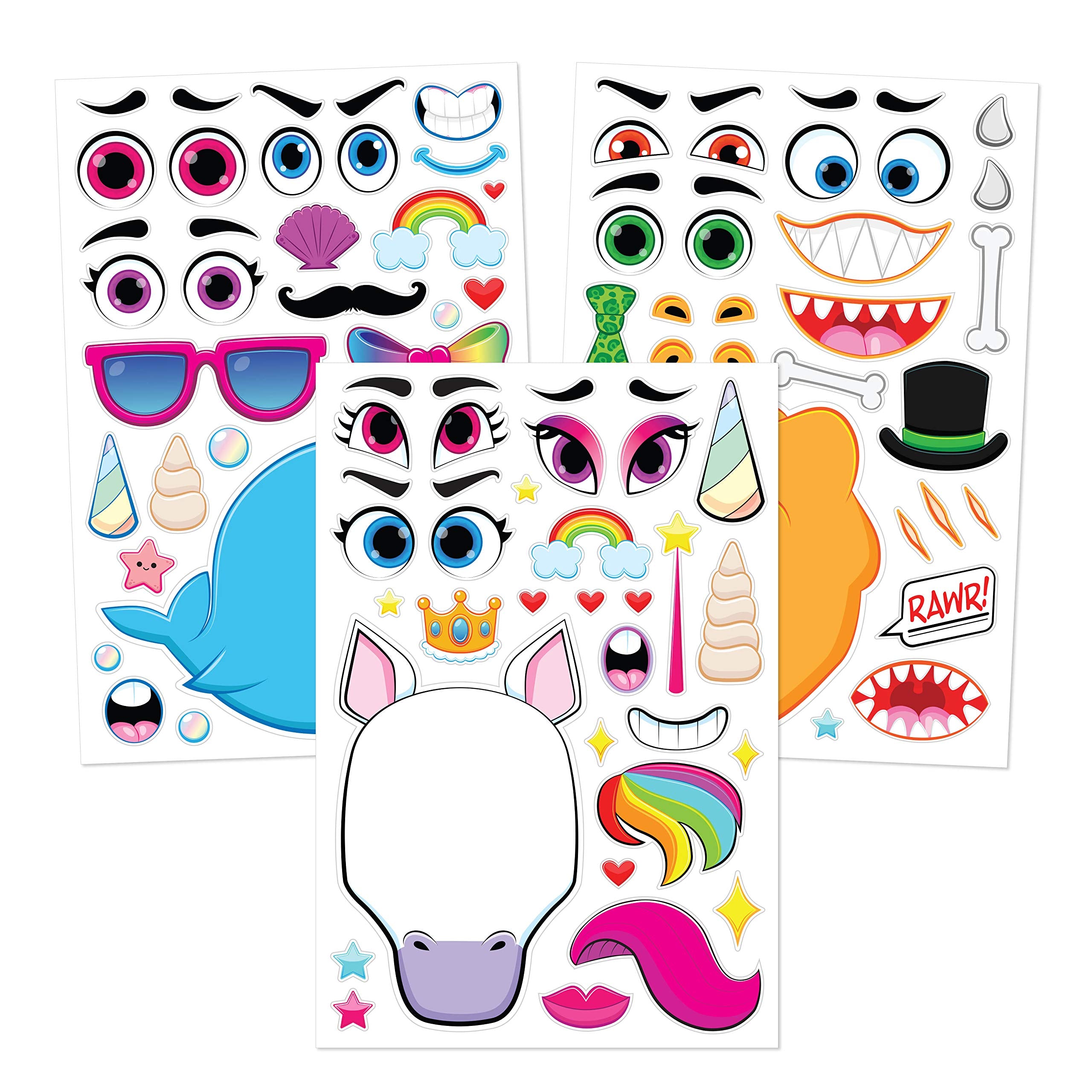JOYIN monkey face stickers spark playful storytelling and classroom crafts.