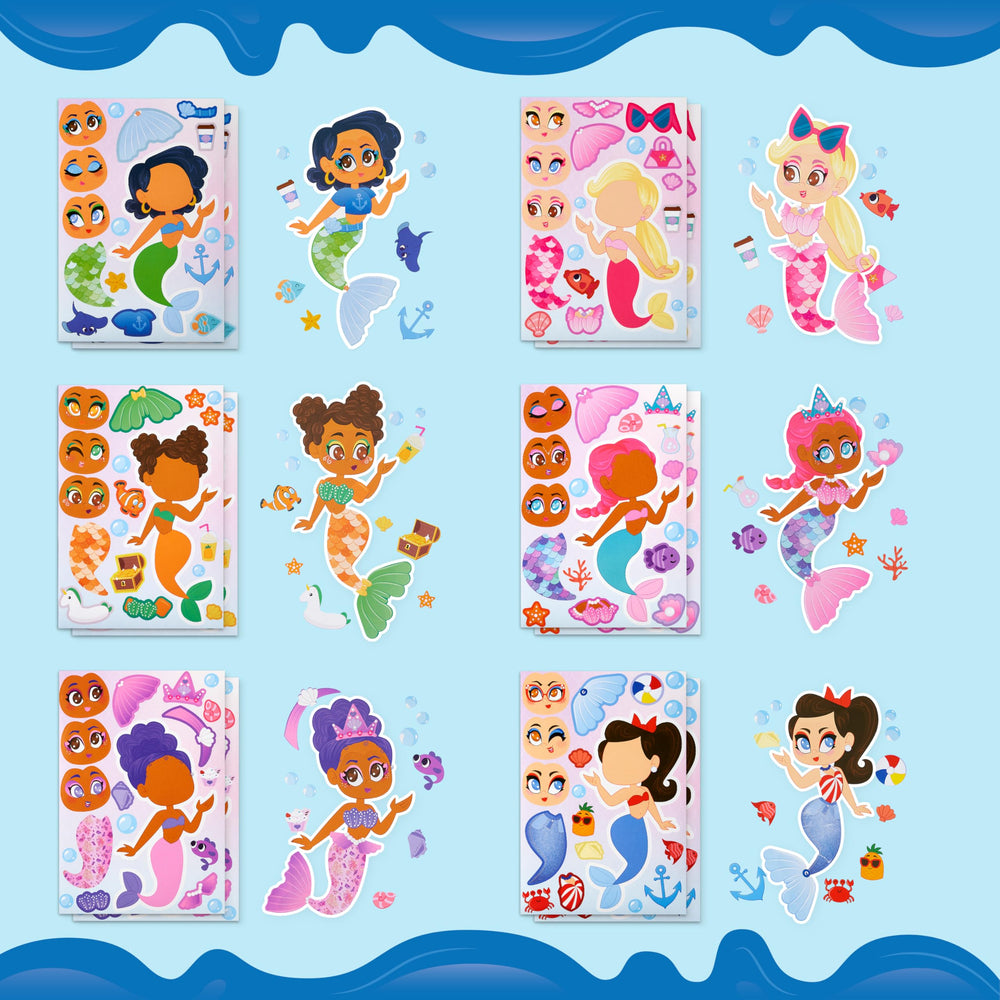 JOYIN 9x6 inch stickers enable kids to craft silly faces
