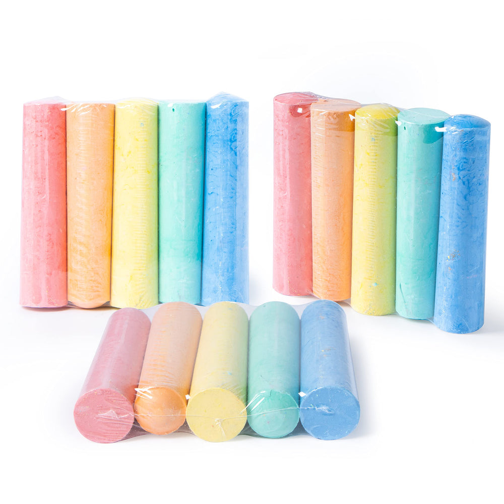 JOYIN non-toxic chalk safe for kids during outdoor drawing.