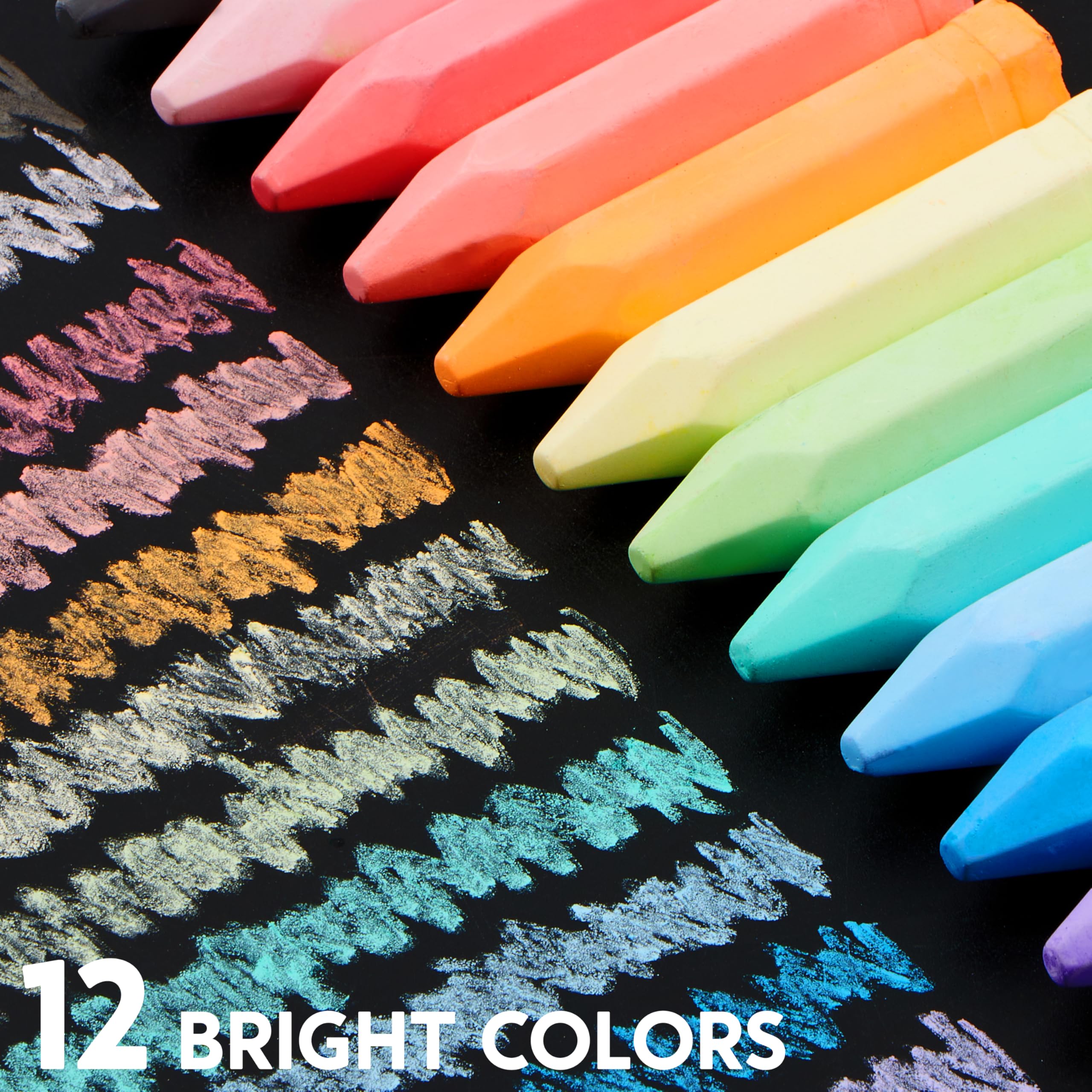 JOYIN non-toxic chalk ensures child-safe outdoor art sessions