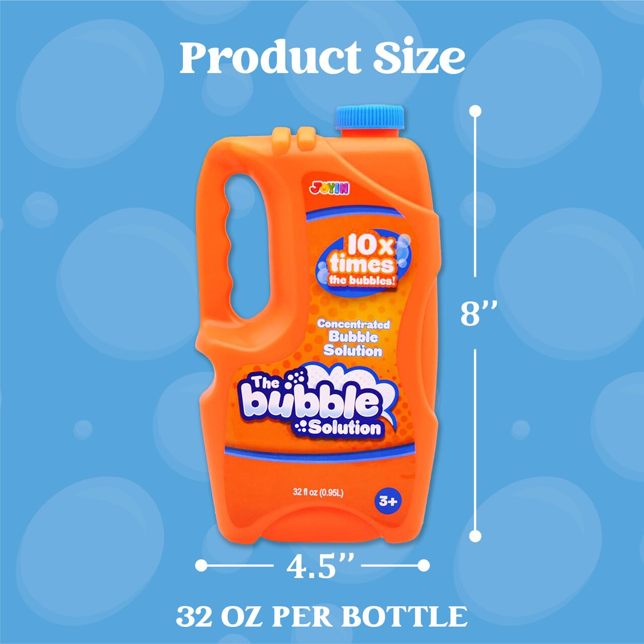 JOYIN non-toxic formula supports kid-friendly bubble play.