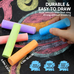JOYIN bright color chalk ideal for school projects and creative play
